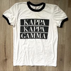 White Kappa Kappa Gamma T-Shirt Small